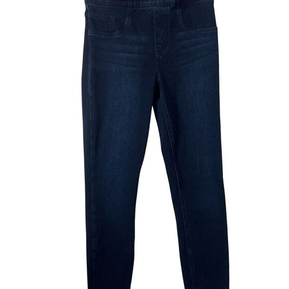 Spanx S/p Jean-ish Ankle Leggings Jeans Twilight Rinse - Picture 3 of 16